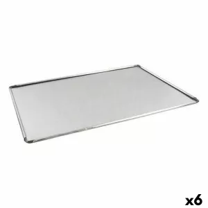 Baking tray VR Silver Aluminium Rectangular 40 x 28 x 0,5 cm (6 Uni...