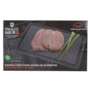 Schnelle Auftauplatte für Nahrungsmittel Percutti  Schwarz 39 x 23 ...