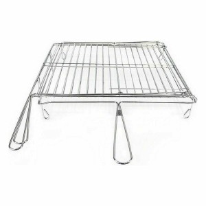Grill Algon Chrome Plaque Tournante 40 x 45 x 10 cm (4 Unités) |  B...