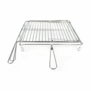 Grill Algon Chromed Rotating Silver 45 x 50 x 9 cm (4 Units) |  Bar...
