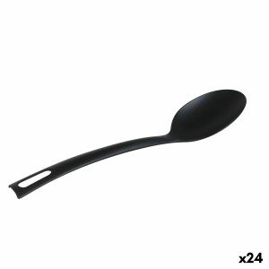 Löffel Quttin  Nylon Schwarz 29 x 6 cm (24 Stück) |  Messer und Sch...
