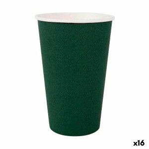Set de Verres Algon Produits à usage unique Carton Vert 7 Pièces 45...