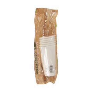 Set of glasses Algon Disposable Cardboard White 6 Pieces 450 ml (16...