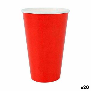 Set de Verres Algon Produits à usage unique Carton Rouge 10 Pièces ...