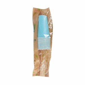 Set de Verres Algon Produits à usage unique Carton Bleu 10 Pièces 3...