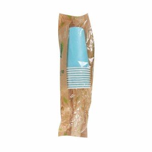 Set de Verres Algon Produits à usage unique Carton Bleu 10 Pièces 3...