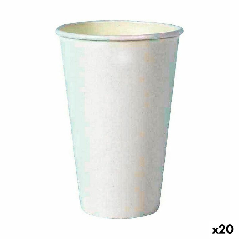 Gläserset Algon Einwegartikel Pappe 330 ml Weiß 10 Stücke (20 Stück...