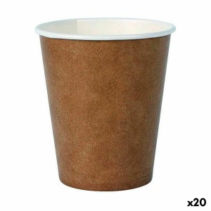 Set of glasses Algon Disposable Cardboard kraft paper 30 Pieces 250...