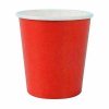 Set of glasses Algon Disposable Cardboard Red 20 Pieces 120 ml (24 ...
