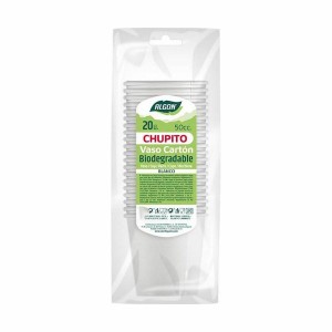 Schnapsgläser-Set Algon Einwegartikel Pappe Weiß 20 Stücke 50 ml (3...