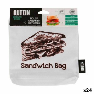 Wiederverwendbare Säcke für Lebensmittel Quttin Sandwich 18 x 18 x ...