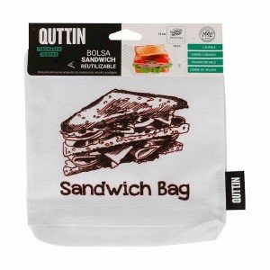 Wiederverwendbare Säcke für Lebensmittel Quttin Sandwich 18 x 18 x ...