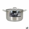 Casserole with Lid Quttin Hotel Steel ø 30 x 17 cm (2 Units) |  Pan...