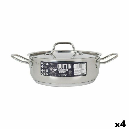 Casserole avec Couvercle Quttin Hotel Acier ø 22 x 8 cm (4 Unités) ...