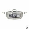 Casserole with lid Quttin Hotel Steel Ø 26 x 9 cm (4 Units) |  Pans...