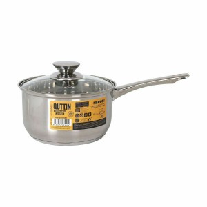 Saucepan with Lid Quttin New Neron Steel 35 x 19,5 x 10,5 cm (8 Uni...