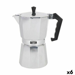 Cafetière Italienne Quttin Aluminium 9 Tasses (6 Unités) |  Cafetiè...