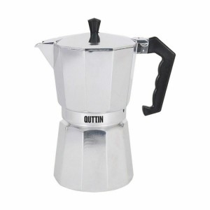 Italian Coffee Pot Quttin Aluminium 9 Cups (6 Units) |  Coffee Make...