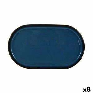 Snack tray La Mediterránea Chester Blue Oval 30,5 x 17,5 x 2,8 cm (...