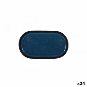 Plateau apéritif La Mediterránea Chester Bleu Oblongue 13 x 8 x 4 c...