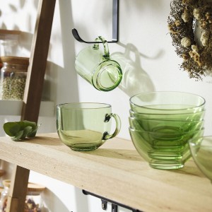 Kop Luminarc Alba grün Glas 500 ml (6 Stück) |  Tassen und Thermosk...