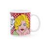 Tasse Quid Pin Up Bandes dessinées Multicouleur Céramique 330 ml (1...