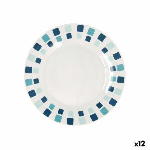 Dessertteller Quid Simetric Blau aus Keramik 19 cm (12 Stück) |  Ge...