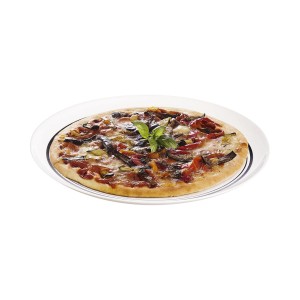 Pizzateller Luminarc Firend's Time Bistro Weiß Schwarz Glas Ø 32 cm...