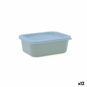 Rectangular Lunchbox with Lid Quid Inspira 380 ml Green Plastic (12...