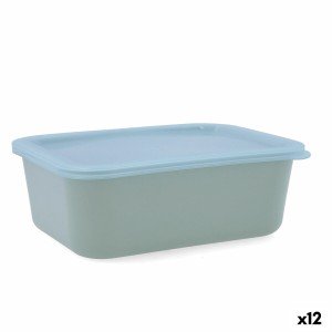 Rechteckige Lunchbox mit Deckel Quid Inspira 1,34 L grün Kunststoff...