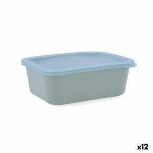 Rechteckige Lunchbox mit Deckel Quid Inspira 740 ml grün Kunststoff...