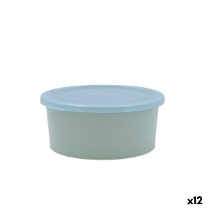 Runde Lunchbox mit Deckel Quid Inspira 760 ml grün Kunststoff (12 S...