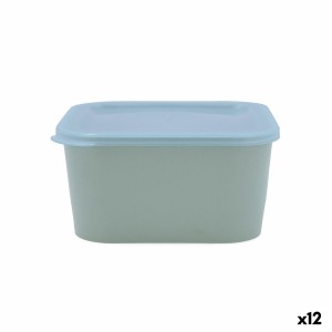 Viereckige Lunchbox mit Deckel Quid Inspira 1,3 L grün Kunststoff (...