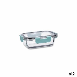 Boîte à lunch hermétique Quid Purity Rectangulaire 370 ml Transpare...