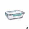 Hermetic Lunch Box Quid Purity Rectangular 1,04 L Transparent Glass...