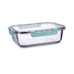 Lunchbox hermetisch Quid Purity rechteckig 1,5 L Durchsichtig Glas ...