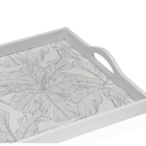 Schale Versa Palme Holz MDF 30 x 5 x 45 cm |  Geschirr, Tabletts un...