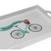 Tray Versa Bicycle MDF Wood 30 x 5 x 45 cm |  Plates, platters and ...