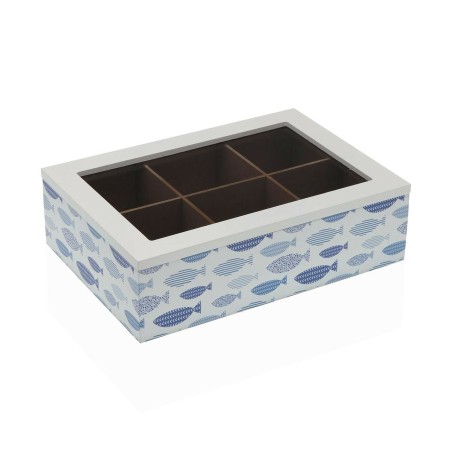 Box for Infusions Versa Fish Wood 17 x 7 x 24 cm |  Other accessori...