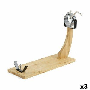 Support à jambon cru Quttin Bambou 48 x 18 x 2 cm (3 Unités) |  Jam...