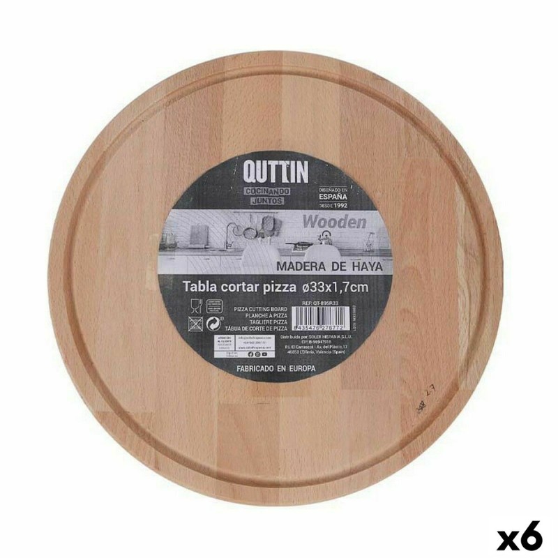Serving board Quttin Quttin Circular Ø 33 x 1,7 cm (6 Units) | Pla... Serving board Quttin Quttin Circular Ø 33 x 1,7 cm (6 Units) | Pla...