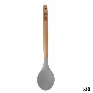 Ladle Quttin Wood 31,8 x 6,7 cm (18 Units) |  Knives and cutlery   ...