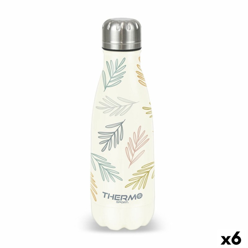 Thermal Bottle ThermoSport Sheets 350 ml (6 Units) | Cups and Ther... Thermal Bottle ThermoSport Sheets 350 ml (6 Units) | Cups and Ther...