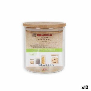 Topf Quttin Silikon Borosilikatglas 700 ml (12 Stück) |  Brotdosen,...