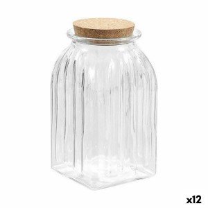 Bocal La Mediterránea A rayures 1,4 L verre (12 Unités) |  Boîtes d...