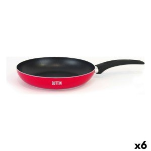 Non-stick frying pan Quttin Infinity Plus Red 30,3 x 49 cm (6 Units...