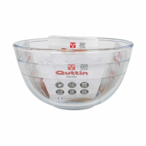 Bowl Quttin Quttin Glass 3,8 L Mixer (6 Units) |  Plates, platters ...