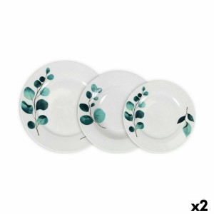 Service de Vaisselle La Mediterránea Detroit Ronde 18 Pièces (2 Uni...