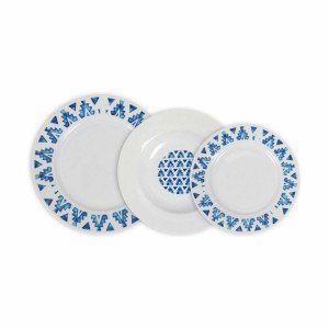 Service de Vaisselle La Mediterránea Marvin Ronde 12 Pièces (2 Unit...
