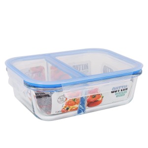 Hermetic Lunch Box Quttin 2 Compartments Rectangular 1,4 L (6 Units...